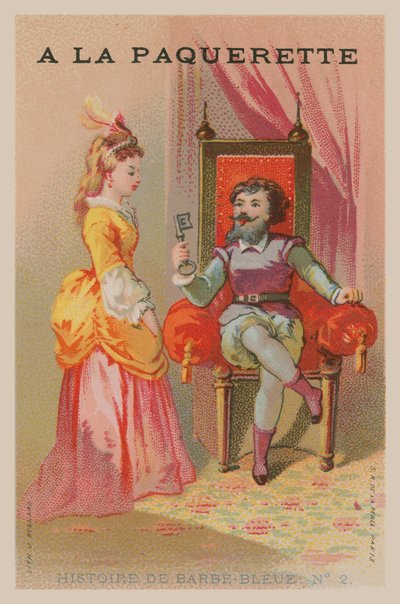 The story of Bluebeard by French School