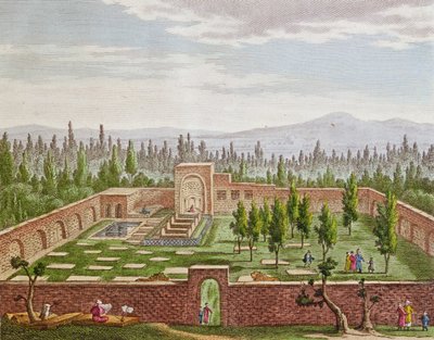 The Tomb of the Great Persian Poet Hafiz Shirazi at Shiraz by French School