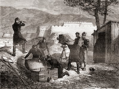 The Use of Photography by the French Army During the 19th Century, from Les Merveilles de la Science, Published c.1870 by French School