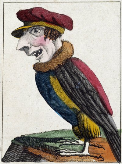 The Vulture in Caricature, study of character 