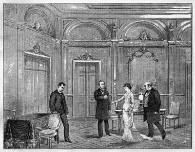 Theatrical Representation: Jean Beaudry by Auguste Vacquerie by French School