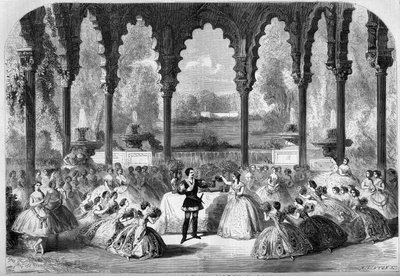 Theatrical representation by the Academy Imperiale de Musique, Paris by French School