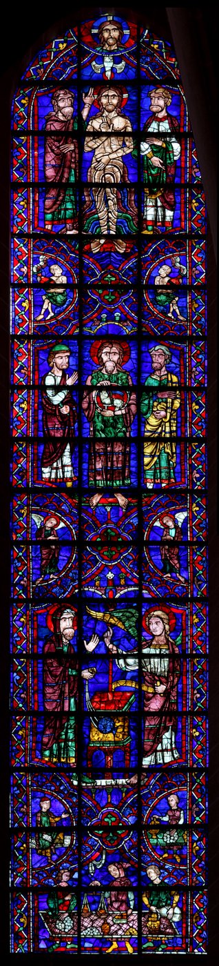 Three Scenes from the Life of St John the Baptist by French School