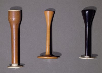 Three stethoscopes, from the time of Rene Theophile Hyacinthe Laennec by French School
