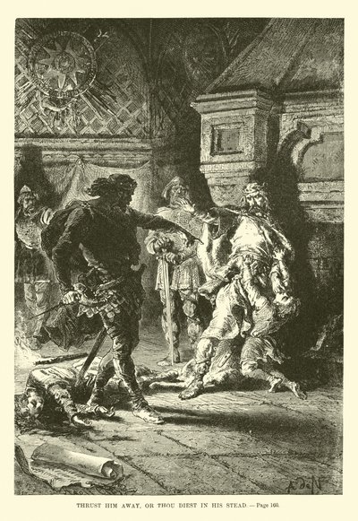 Thrust Him Away, or Thou Diest in His Stead by French School