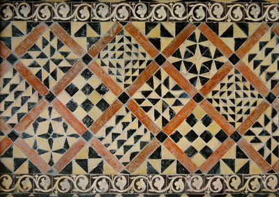 Tiles from the Chapel of the Virgin by French School