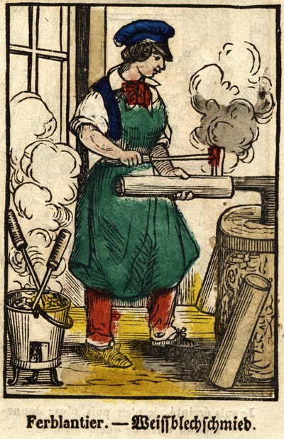 Tinnantier; Series on Trades, Image of Epinal of the 19th Century by French School