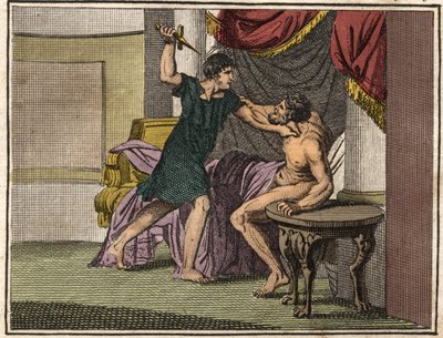Titus Manlius Torquatus Forces the Tribune Marcus Pomponius to Retract Accusations by French School