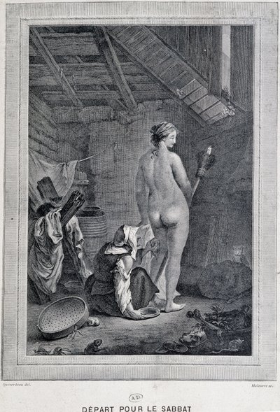 Toilet of the Witch Before the Sabbath by French School