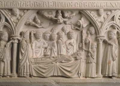 Tomb of Bishop Radulphe (d.1266), (detail) by French School