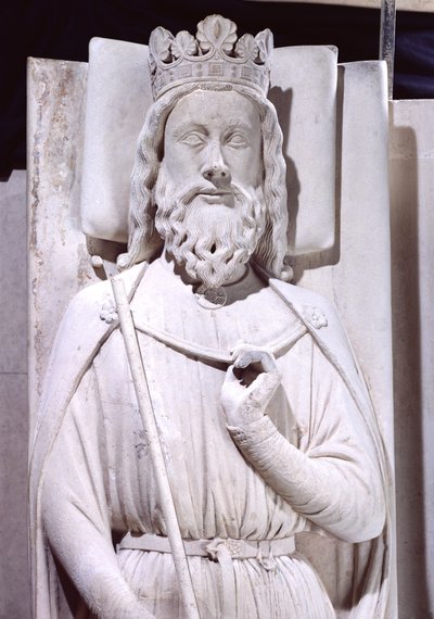 Tomb of Clovis I (465-511), King of the Franks by French School
