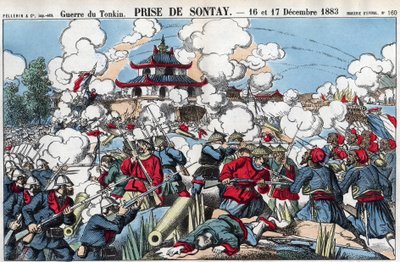 Tonkin War: Capture of Sontay, December 16 and 17 by French School