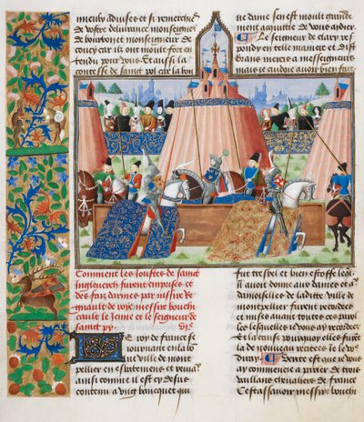 Tournament, from Froissart