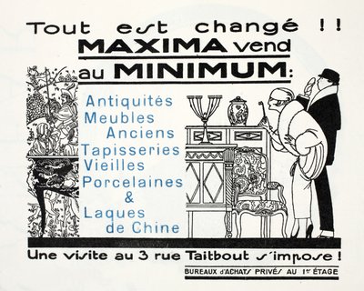 Tout est Change!! - Maxima vend au et Minimum by French School