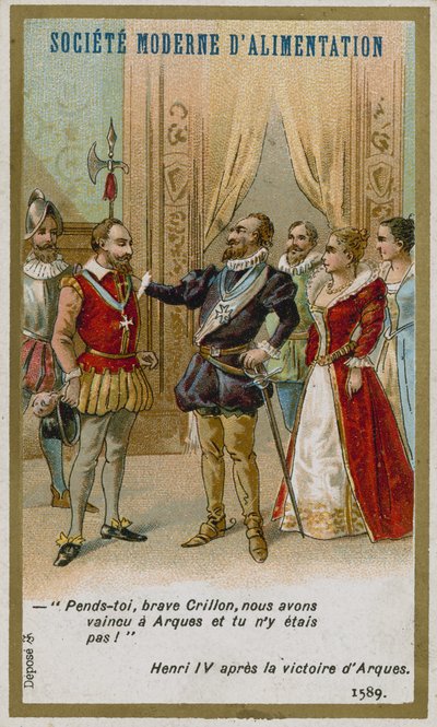 Trade card issued by the Societe Moderne d