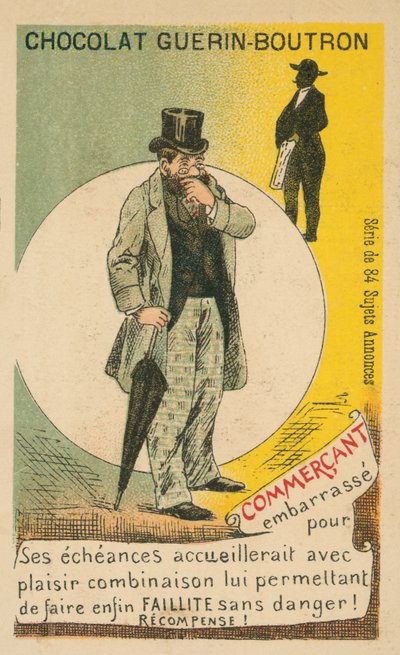 Trader (lithograph) by French School