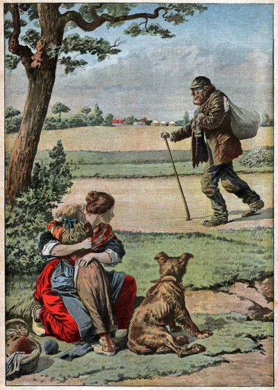 Tramps by French School
