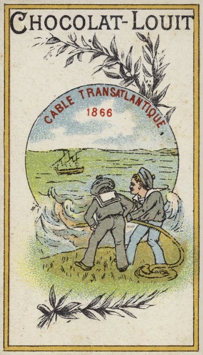 Transatlantic Telegraph Cable, 1866 by French School
