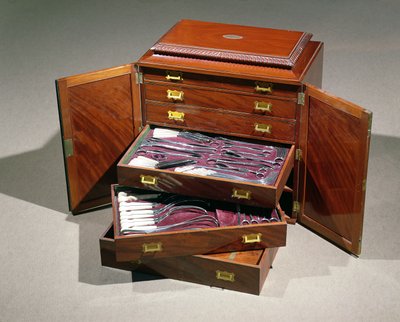 Travelling surgical case belonging to Baron Guillaume Dupuytren c.1805-10 by French School