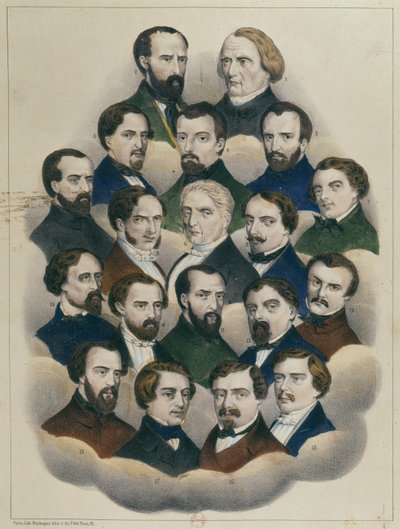 Trial in Bourges of the French Republican ringleaders of the Demonstration in Paris of 15 May 1848 by French School