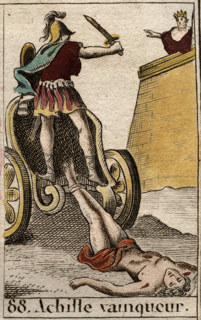 Trojan War: Triumphant Achilles Dragging Hector