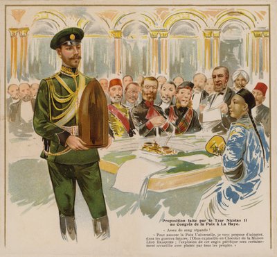 Tsar Nicholas II of Russia at the First Hague Conference by French School