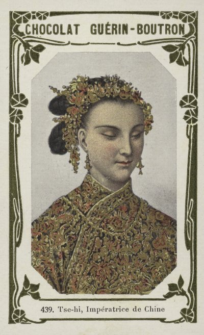 Empress Dowager Cixi of China by French School