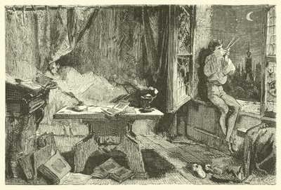 Tycho Brahe measuring the distance which separates the stars by French School
