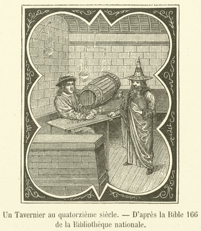 A Tavern Keeper in the Fourteenth Century by French School