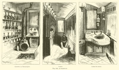 A Sleeping Car by French School