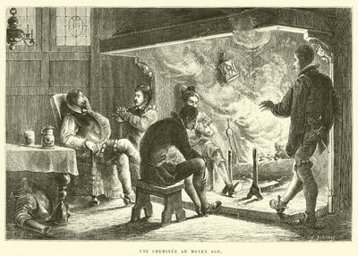 A Chimney in the Middle Ages by French School