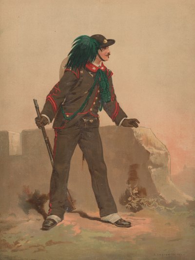 Unidentified French Soldier by French School