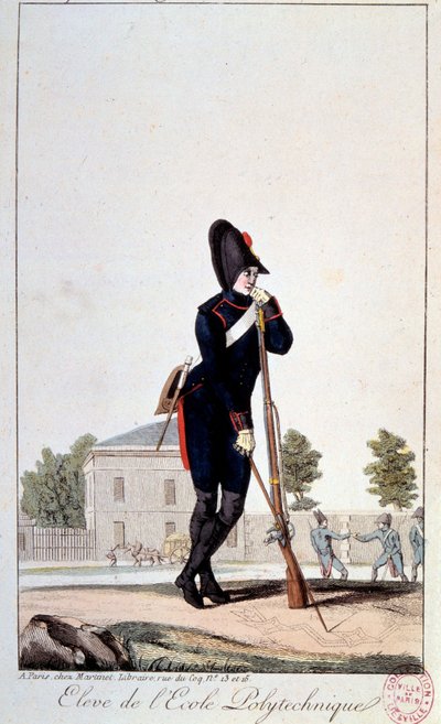 Uniform: a student of the Polytechnic School in the 19th century by French School