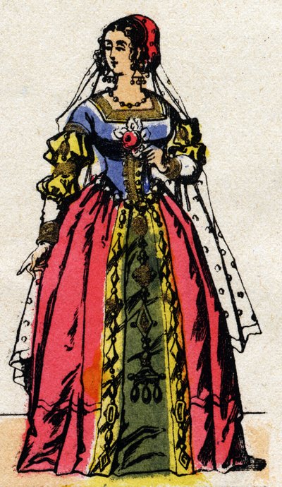 Valois dynasty: Portrait of Eleonore of Habsburg or Austria (1498-1558) Queen of France by French School