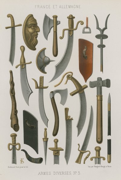 Various arms of France and Germany by French School