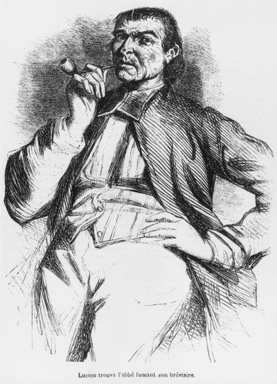 Vautrin, illustration from Splendors and Miseries of Courtesans by Honore de Balzac, published 1867 by French School