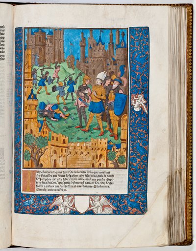 Vespasian subdues the revolt in Galilee, 67 AD by French School