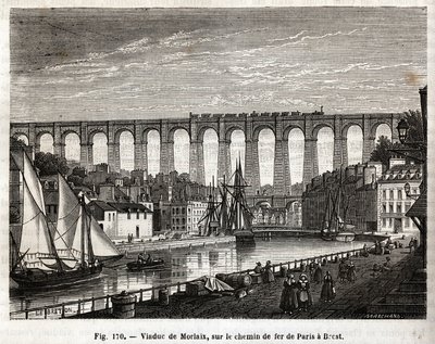 Viaduct de Morlaix by French School