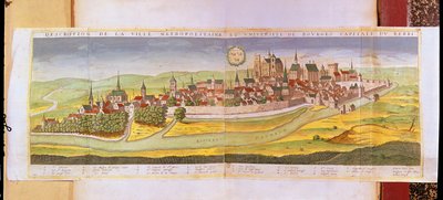 View of Bourges and the University, Capital of Berry, 1646 by French School