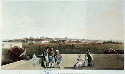 View of Buenos Aires in Argentina by French School