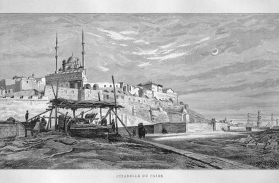 View of Cairo Citadel, from L