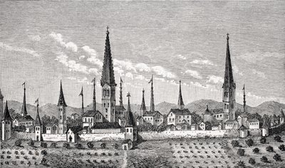 View of Dortmund, after a Copper Engraving in 
