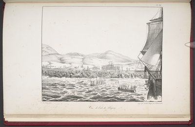 View of Easter Island, from 