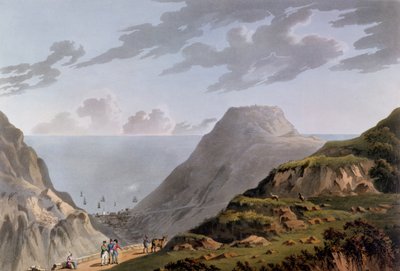 View of Jamestown and the path leading to Longwood by French School