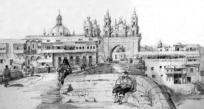View of Lima, Peru by French School