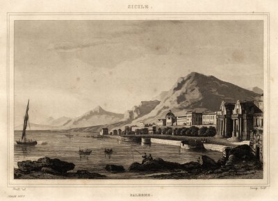View of Palermo, Sicily by French School
