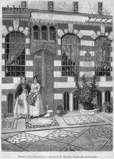 View of a house at St. Jean d