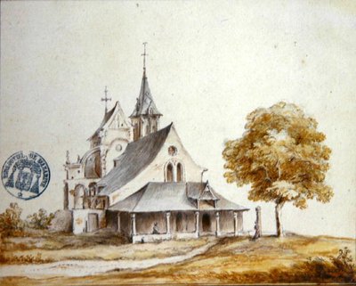 View of the Church at Meudon by French School