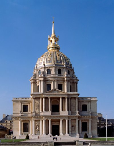 View of the Hotel des Invalides by French School