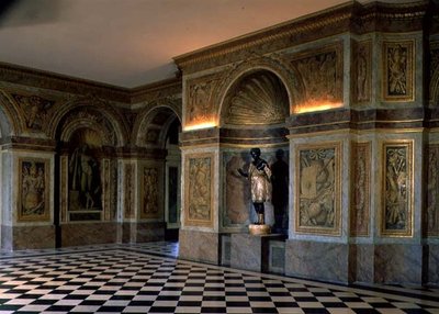 View of the Salle des Hocquetons (Room of the Archers) by French School
